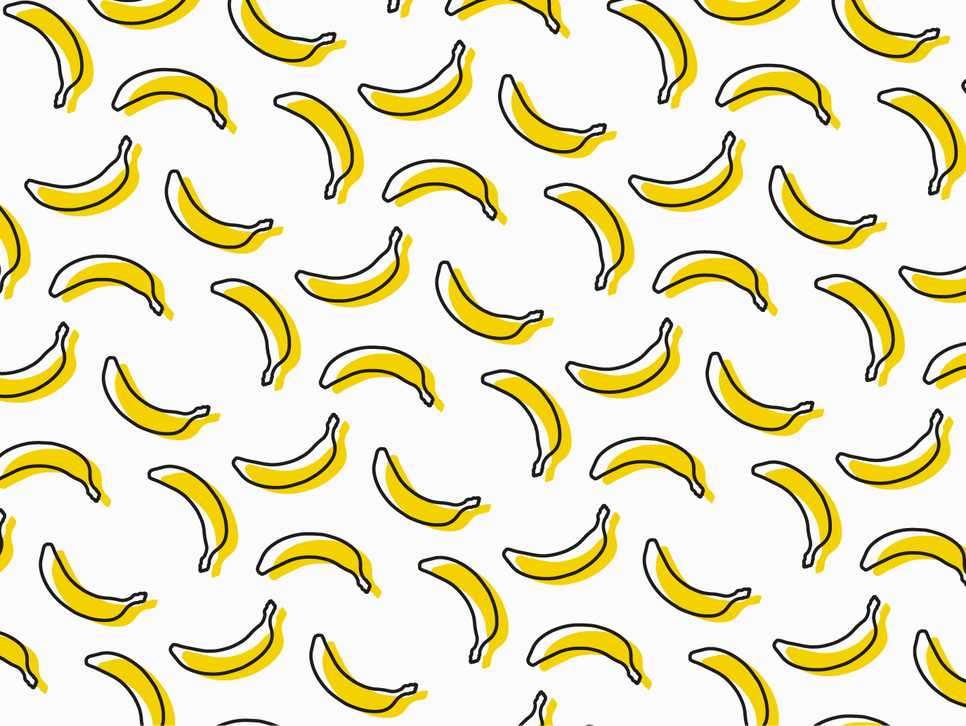 banana patter design